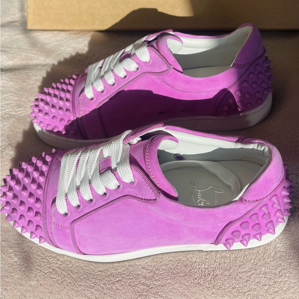 Christian Louboutin Spiked Sneakers VIEIRA 2 ORLATO FLAT - Picture 5 of 10